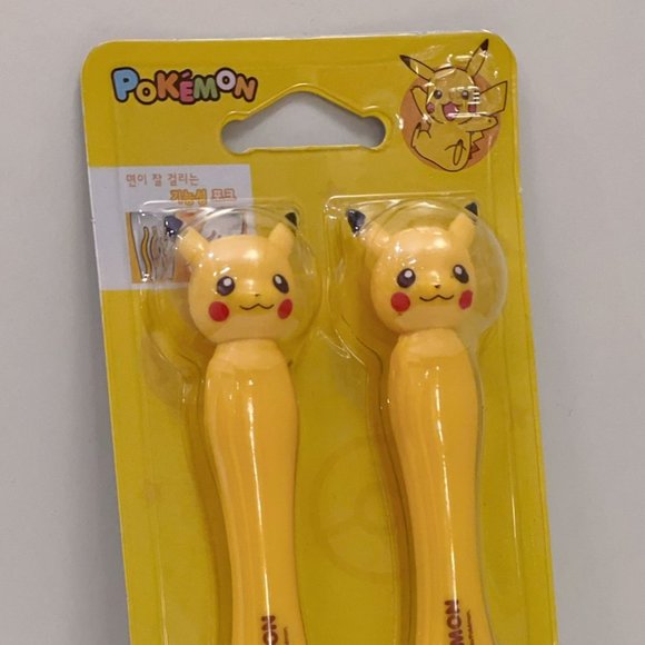 Pokémon Pikachu Stainless Steel Fork and Spoon Set (NIB) - Picture 2 of 4